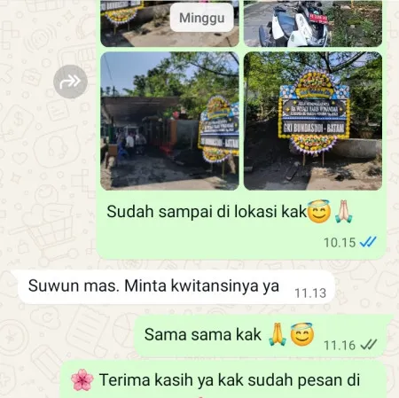 Pengiriman Papan Bunga Duka Dukuhrejo Bayan
