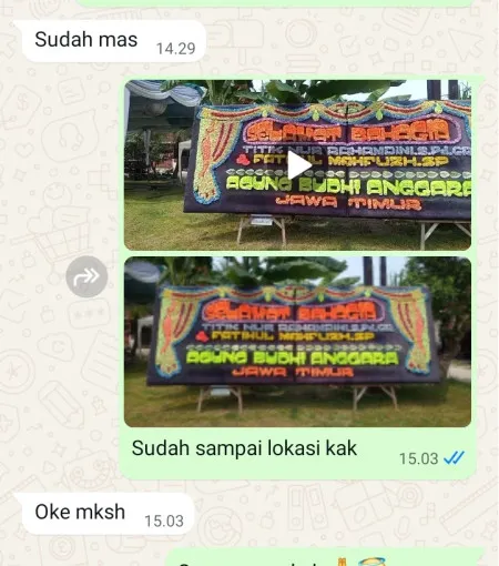 Pengiriman Papan Bunga Dukuhrejo Bayan